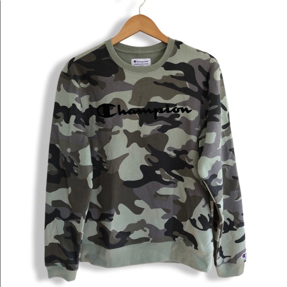 CHAMPION~camo men’s small sweatshirt - Picture 1 of 8